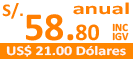 hosting peru precio personal