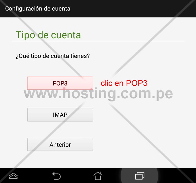 como configurar correo web usando pop