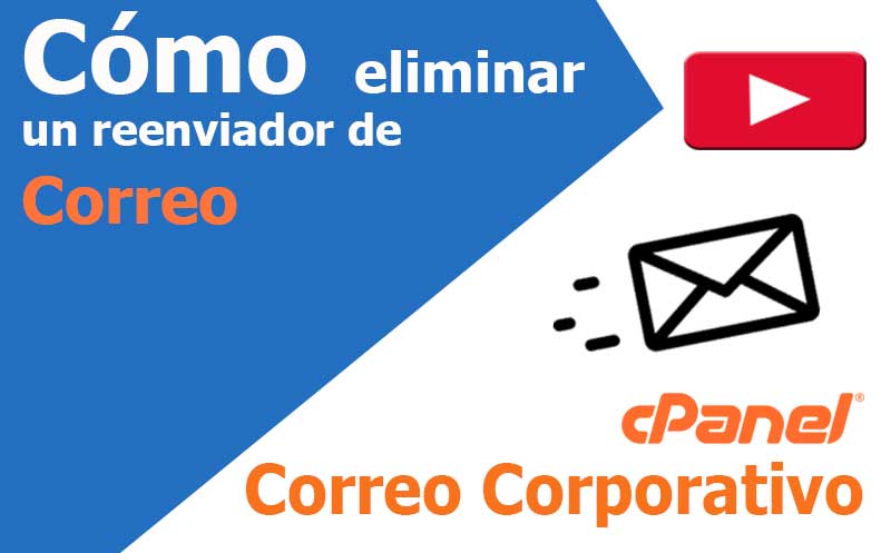 correo electronico eliminar reenviador de correo