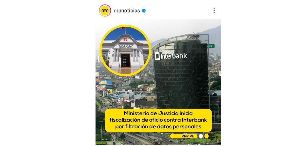 ministerio de justicia inicia fiscalizacion a interbank