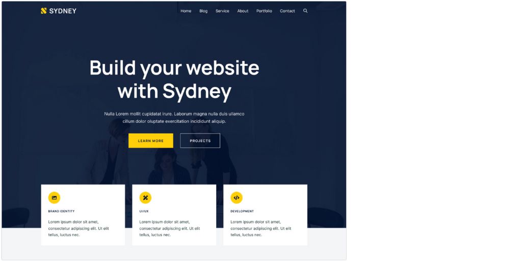 sydney plantilla wordpress