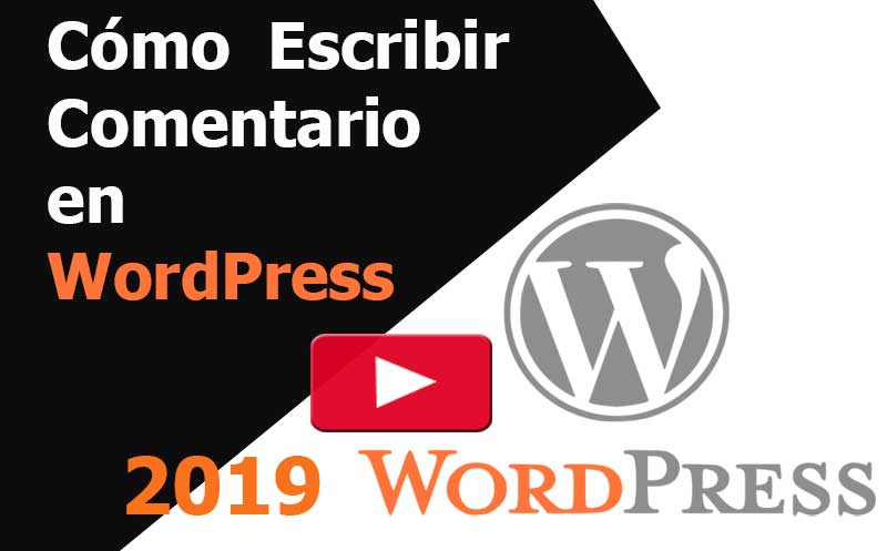 wordpress como escribir comentario